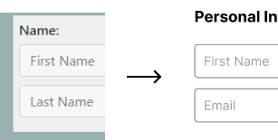 Detail 2: Improved the cleanliness of input fields.